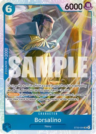 Borsalino (ST33-004) [Starter Deck 33: BLUE Kuzan] Foil-1