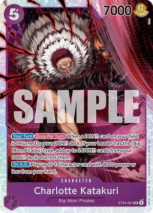 Charlotte Katakuri (ST34-001) (ST34-001) [Starter Deck 34: PURPLE Charlotte Katakuri] Foil-1