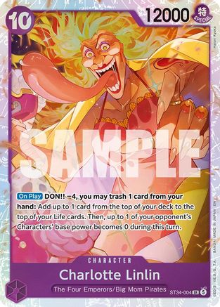 Charlotte Linlin (ST34-004) [Starter Deck 34: PURPLE Charlotte Katakuri] Foil-1