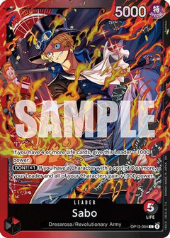 Sabo (OP13-004) (OP13-004) [Starter Deck 35: RED/BLACK Sabo] Foil-1
