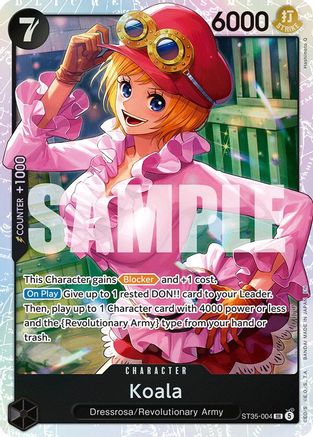 Koala (ST35-004) [Starter Deck 35: RED/BLACK Sabo] Foil-1
