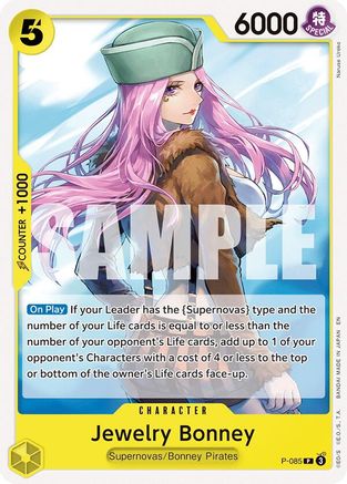 Jewelry Bonney (P-085) [Starter Deck 36: YELLOW Eustass"Captain"Kid]-1