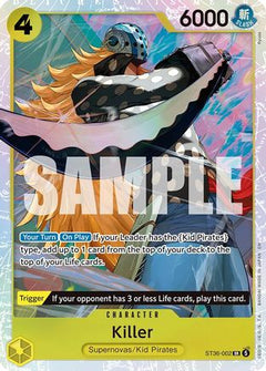 Killer (ST36-002) [Starter Deck 36: YELLOW Eustass"Captain"Kid] Foil-1