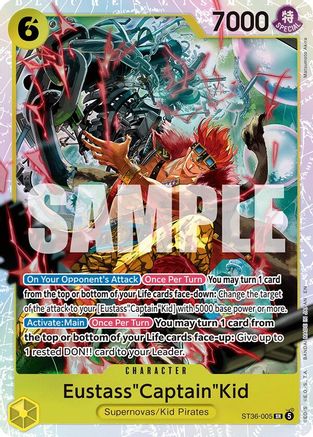 Eustass"Captain"Kid (ST36-005) (ST36-005) [Starter Deck 36: YELLOW Eustass"Captain"Kid] Foil-1