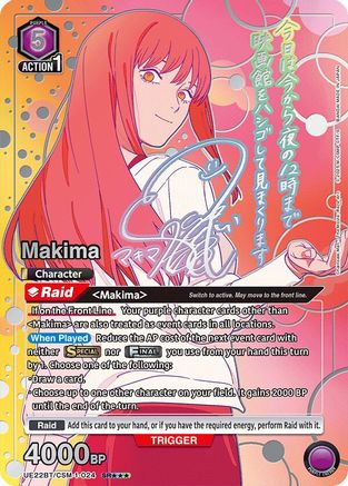 Makima (024) (SR***) (UE22BT/CSM-1-024) [UE22BT: CHAINSAW MAN] Foil-1