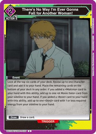 There's No Way I'm Ever Gonna Fall for Another Woman! (UE22BT/CSM-1-035) [UE22BT: CHAINSAW MAN]-1