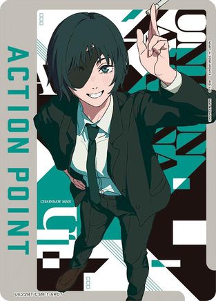 Action Point Card (AP07) (UE22BT/CSM-1-AP07) [UE22BT: CHAINSAW MAN] Foil-1