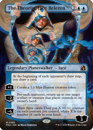 The Theorist, Jace Beleren (Borderless) (0363) (363) [Reality Fracture] foil