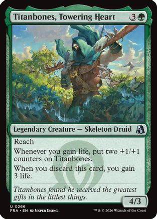 Titanbones, Towering Heart (266) [Reality Fracture] foil