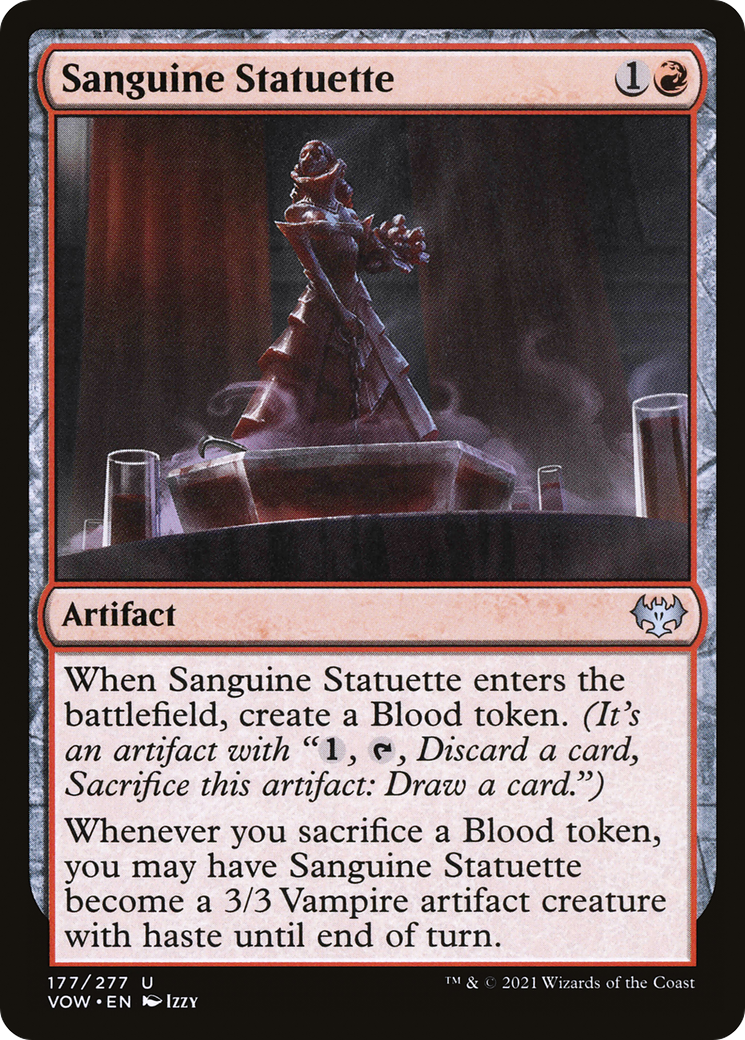 Sanguine Statuette (177) [Innistrad: Crimson Vow] foil - Deck Out Gaming