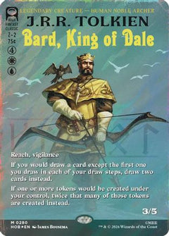 Bard, King of Dale (Borderless) (Surge Foil) (280) [The Hobbit] foil-1