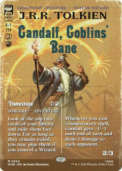 Gandalf, Goblins' Bane (Borderless) (242) [The Hobbit] foil-1