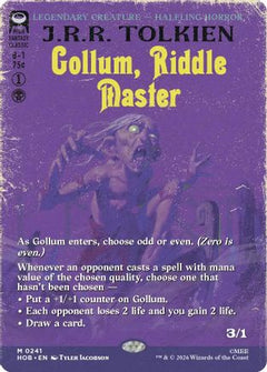 Gollum, Riddle Master (Borderless) (241) [The Hobbit]-1