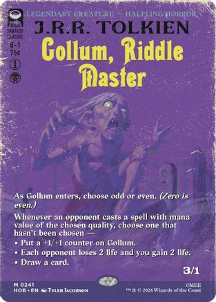Gollum, Riddle Master (Borderless) (241) [The Hobbit]-1