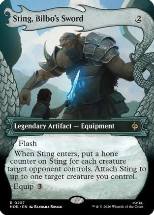 Sting, Bilbo's Sword (Showcase) (237) [The Hobbit] foil