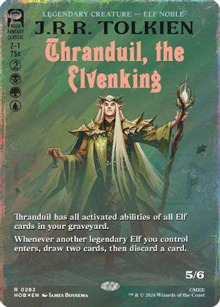 Thranduil, the Elvenking (Borderless) (Surge Foil) (282) [The Hobbit] foil