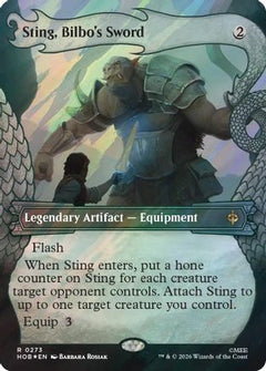 Sting, Bilbo's Sword (Showcase) (Surge Foil) (273) [The Hobbit] foil-1
