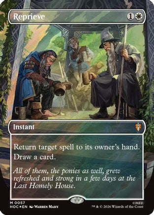 Reprieve (Borderless) (Surge Foil) (57) [The Hobbit: Eternal-Legal] foil-1