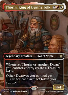 Thorin, King of Durin's Folk (Borderless) (3) [The Hobbit: Eternal-Legal]-1