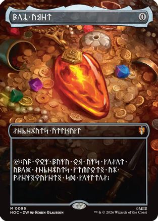 Mox Amber (Borderless) (Dwarvish) (96) [The Hobbit: Eternal-Legal]-1