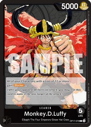 Monkey.D.Luffy (079) (OP17-079) [The World's Strongest Warriors]