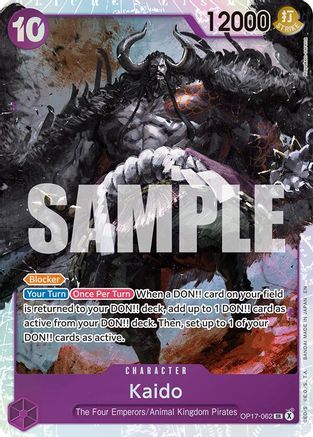 Kaido (062) (OP17-062) [The World's Strongest Warriors] Foil