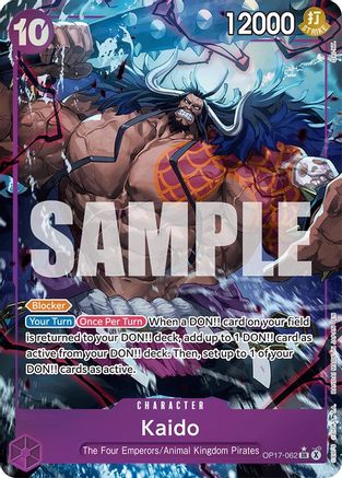 Kaido (062) (Alternate Art) (OP17-062) [The World's Strongest Warriors] Foil