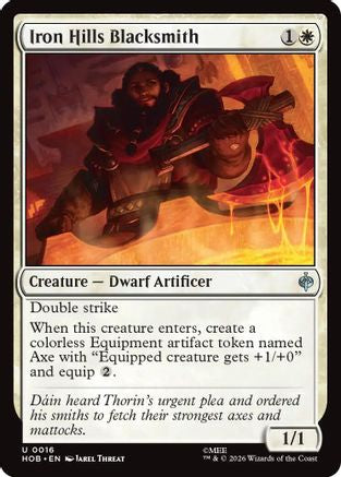 Iron Hills Blacksmith (16) [The Hobbit] foil