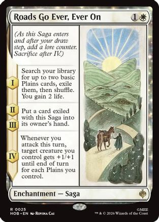 Roads Go Ever, Ever On (25) [The Hobbit] foil