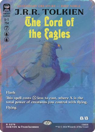 The Lord of the Eagles (Borderless) (Surge Foil) (276) [The Hobbit] foil-1
