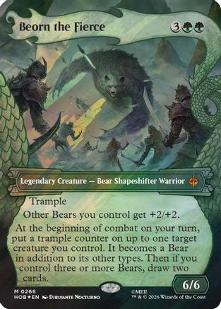 Beorn the Fierce (Showcase) (Surge Foil) (266) [The Hobbit] foil