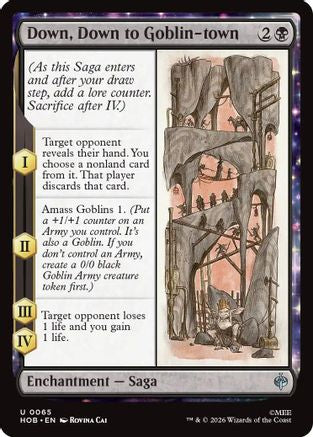Down, Down to Goblin-town (65) [The Hobbit] foil-1