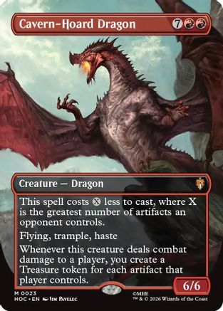 Cavern-Hoard Dragon (Borderless) (23) [The Hobbit: Eternal-Legal]-1