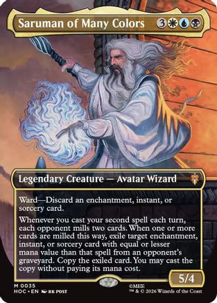 Saruman of Many Colors (Borderless) (35) [The Hobbit: Eternal-Legal] foil-1