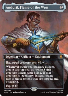 Anduril, Flame of the West (Borderless) (39) [The Hobbit: Eternal-Legal] foil-1
