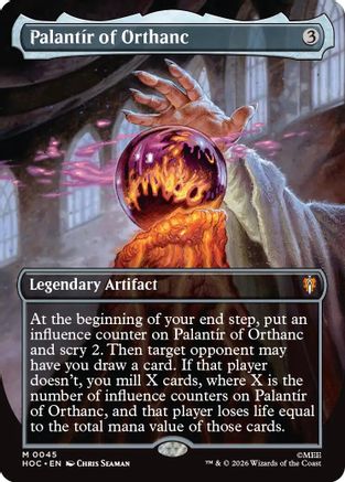 Palantir of Orthanc (Borderless) (45) [The Hobbit: Eternal-Legal] foil