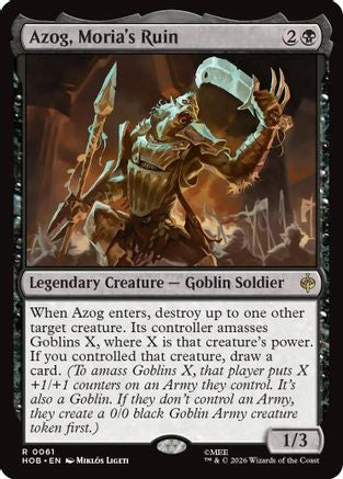 Azog, Moria's Ruin (61) [The Hobbit] foil-1