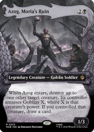 Azog, Moria's Ruin (Showcase) (222) [The Hobbit] foil