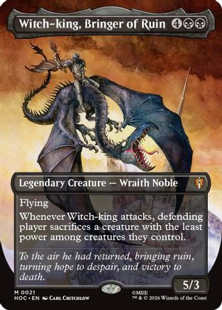 Witch-king, Bringer of Ruin (Borderless) (21) [The Hobbit]-1