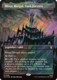 Minas Morgul, Dark Fortress (Borderless) (Surge Foil) (88) [The Hobbit: Eternal-Legal] foil-1