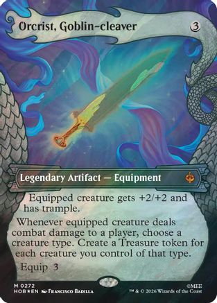 Orcrist, Goblin-cleaver (Showcase) (Surge Foil) (272) [The Hobbit] foil