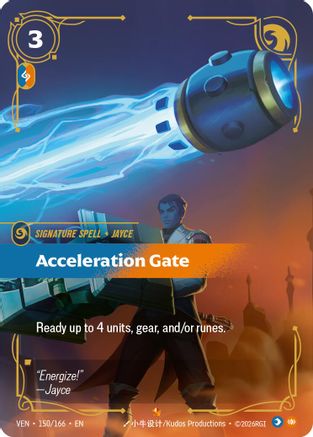Acceleration Gate (150/166) [Vendetta] Foil