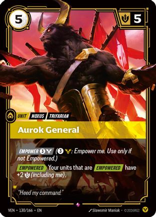 Aurok General (130/166) [Vendetta] Foil