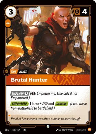 Brutal Hunter (070/166) [Vendetta]