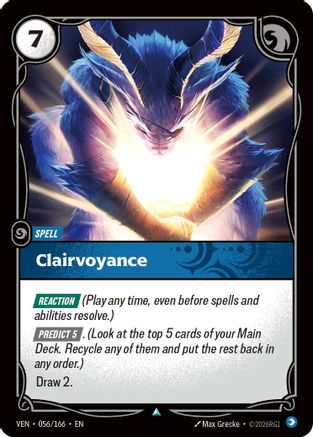 Clairvoyance (056/166) [Vendetta] Foil-1