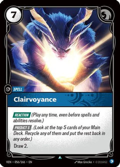 Clairvoyance (056/166) [Vendetta] Foil-1