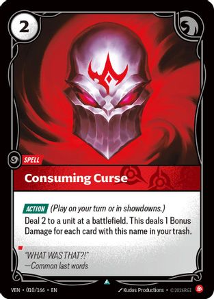 Consuming Curse (010/166) [Vendetta]