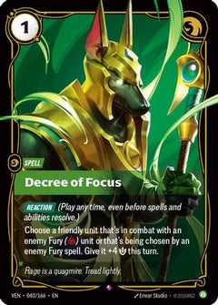 Decree of Focus (040/166) [Vendetta] Foil-1