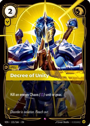 Decree of Unity (131/166) [Vendetta] Foil-1