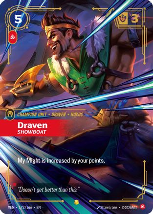 Draven, Showboat (172/166) [Vendetta] Foil-1